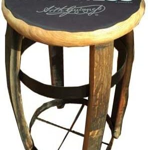 Cheeky Chicks Solid Oak Barrel Guinness Bar Stool