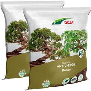 DCM - Cuxin quality active soil bonsai, economy pack 2 x 2.5 litres.
