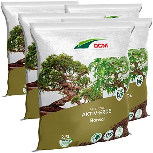 DCM - Cuxin quality active soil bonsai, economy pack 5 x 2.5 litres