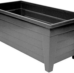 Extra Large 55cm Long Garden Planter Plant Pot Plastic Trough Raised Planter