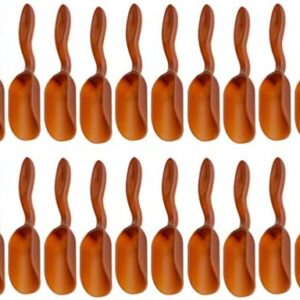 Happyyami 30PCS Mini Garden Soil Scoops Gardening Cup Tea Spoons Coffee Teaspoon Miniature Landscape Potted Flowers Cultivation Digging Transplanting Tools
