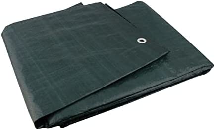 Milestone Camping 12010 Multipurpose 1.9M x 3M Tarpaulin Ground Sheet/Ties Down Easily/Durable, Versatile and Waterproof