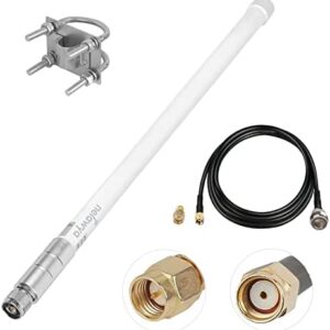 Nelawya Outdoor LoRa Gateway 5.8dBi 868MHz Antenna Omni Directional Fiberglass N Type Male LoRawan Antenna for RAK Nebra Bobcat Sensecap Helium Hotspot HNT Mining Miner