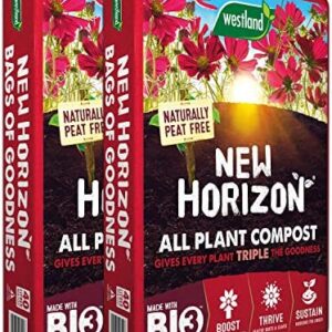 New Horizon Plant Compost Mix, 80 (2 x 40 Litre Bags)