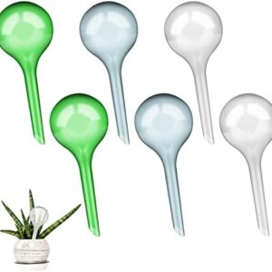 Pinenuts 6 Pack Automatic Watering Bulbs, 5cm Plant Watering Globes Garden Waterer Automatic Plant Watering Devices Drip, Self Watering System for Plants Indoor Outdoor