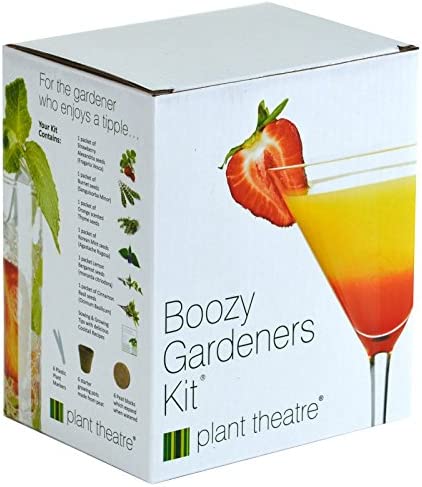 Plant Theatre Boozy Gardeners Kit - 6 Varieties to Grow - Great Gift Idea