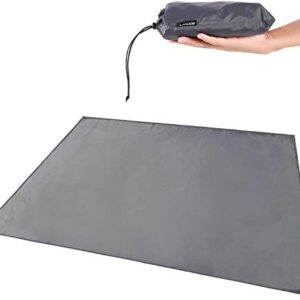 REDCAMP 210x210cm Large Waterproof Ground Sheet, Universal Heavy Duty Underlay Under Tent Tarp, Breathable Lightweight Compact Tent Footprint for Camping Hiking Outdoor