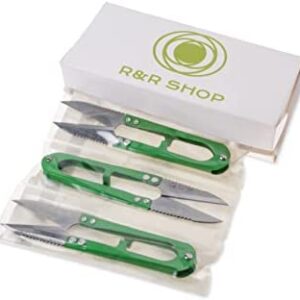 R&R SHOP Precision Scissors Kit - Trimming, Pruning for Bonsai, Special Precision Grip, Small Scissors - Set of 3