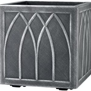 Stewart 5121031 32 cm Square Versailles Planter - Pewter