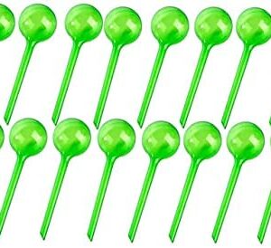 TBoxBo 20 Pcs Plant Watering Globes Automatic Watering Bulbs Clear Self-Watering Globes Self-Watering Stakes Balls Garden Water Device Vacation Houseplant Waterer Flower Water Drip Irrigationdevice