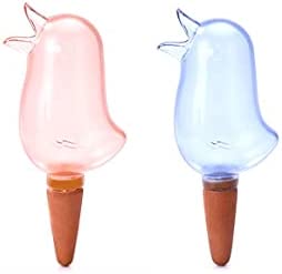 Tiardey 2 Pcs Automatic Watering Device Transparent Bird Shape Plant Waterer Garden Waterer Drip for Garden Plants Automatic Drip Irrigation Water