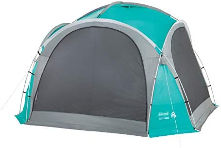 Coleman Gazebo Event Dome Shelter, L - 3,65M x 3,65M for Festivals, Garden and Camping, Sturdy Steel Poles Construction, Large Event Tent, Shelter with Sun Protection SPF 50+, L - Image 3