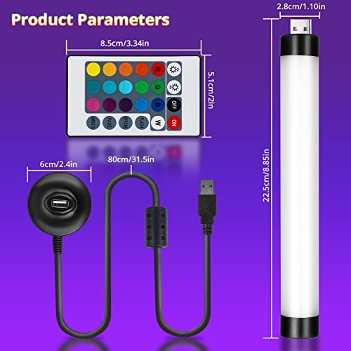 Semlos 2PCS LED Strip Lights, Smart LED Lightbars, Gaming Lights USB Can Controll Separately, TV Backlights with 2 Remotes, LED Lighting Accessories for Home, Party, Bar - Image 6