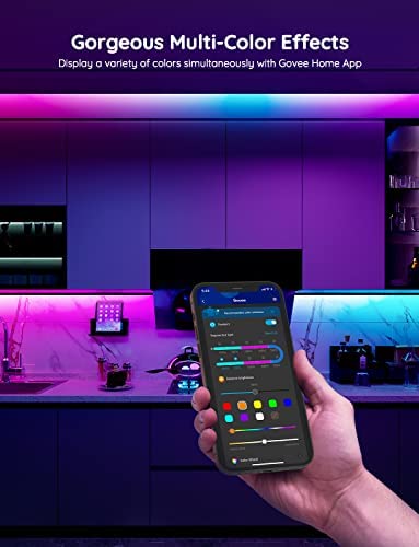 Govee RGBIC Alexa LED Strip Light, 5m Smart WiFi App Control, Alexa and Google Assistant Compatible, Music Sync LED Lights for Bedroom, Living Room - Image 2