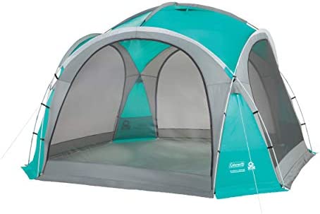 Coleman Gazebo Event Dome Shelter, L - 3,65M x 3,65M for Festivals, Garden and Camping, Sturdy Steel Poles Construction, Large Event Tent, Shelter with Sun Protection SPF 50+, L - Image 2