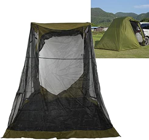 Gedourain Car Tail Extension Tent, Rainstorm Protection 210D Oxford Cloth Tailgate Tent with Hook and Loop Fastener for Outdoor Camping for 2 People - Image 2