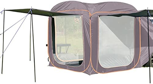 Car Outdoor Camping Tent, Portable Car Rear/Side Extension Awning Tent Multi Function Water Proof and Sun Protection Camper Tailgate Tent for Driving Camping Travel - Image 3