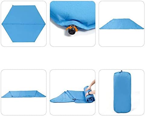 QWEQTYU Self-Inflating Mats Outdoorlatable Foam Sleep Mat Air Mattress Self-Inflating Camping Sleeping Pads With Pillows Waterproof Foldable Compact For 4-5 Person Camping Automaticlatable Cus - Image 7