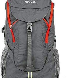 50L Lightweight Hiking Backpack Foldable Multi-Functional Travel Bag Water Resistant Casual Camping Rucksack for Men Women Outdoor Sport Mountain