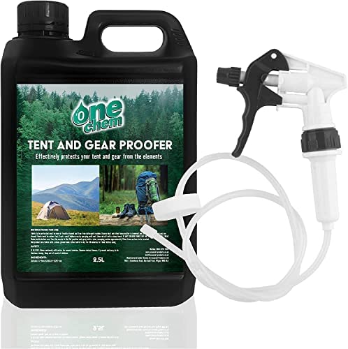 One Chem Outdoor Protection Kit - Tent and Gear Cleaning and Waterproofing - Includes 200ml Foam Cleaner and 2.5L Waterproof Spray - Long Hose Trigger - Image 2