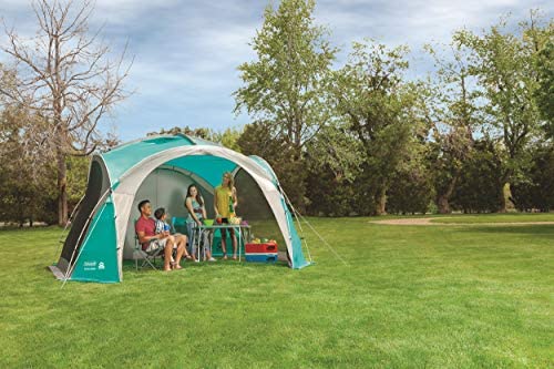 Coleman Gazebo Event Dome Shelter, L - 3,65M x 3,65M for Festivals, Garden and Camping, Sturdy Steel Poles Construction, Large Event Tent, Shelter with Sun Protection SPF 50+, L - Image 5