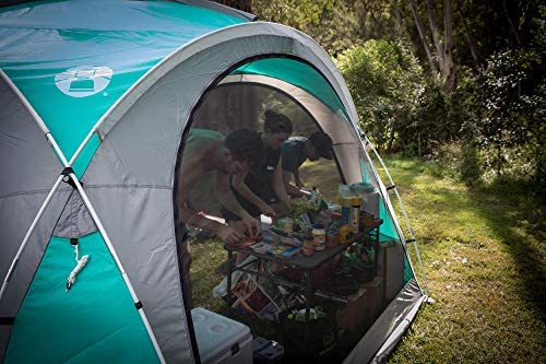 Coleman Gazebo Event Dome Shelter, L - 3,65M x 3,65M for Festivals, Garden and Camping, Sturdy Steel Poles Construction, Large Event Tent, Shelter with Sun Protection SPF 50+, L - Image 11