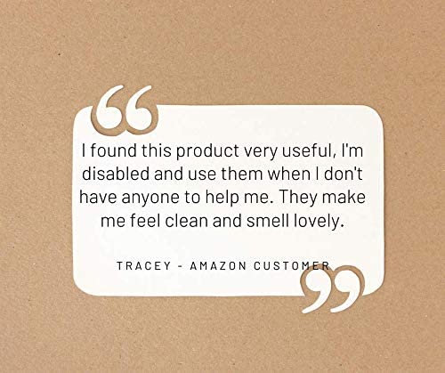 FreshWipes Body Wipes Antibacterial Biodegradable Wipes – Chlorhexidine Washing Wipe- Large Bed Bath Wipes, No Rinse, Coconut Scent - Anti Odour - Shower Wipes 12 Pack - Image 7