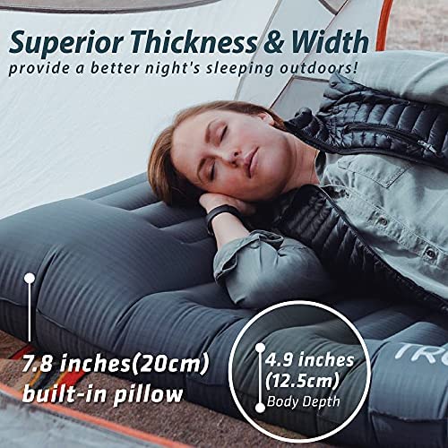 TREKOLOGY Self Inflating Camping Mat, Sleeping Mat Camping Mats for Sleeping, Inflatable Camping Mattress Self Inflating Mattress Ultralight, Sleeping Pad Camping Sleeping Mat Inflatable Camping Mat - Image 2