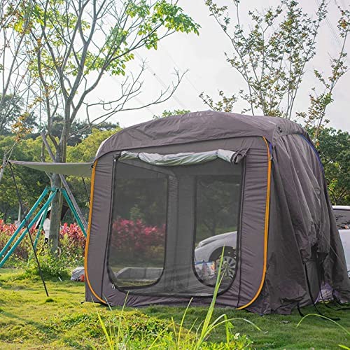 Car Outdoor Camping Tent, Portable Car Rear/Side Extension Awning Tent Multi Function Water Proof and Sun Protection Camper Tailgate Tent for Driving Camping Travel - Image 2