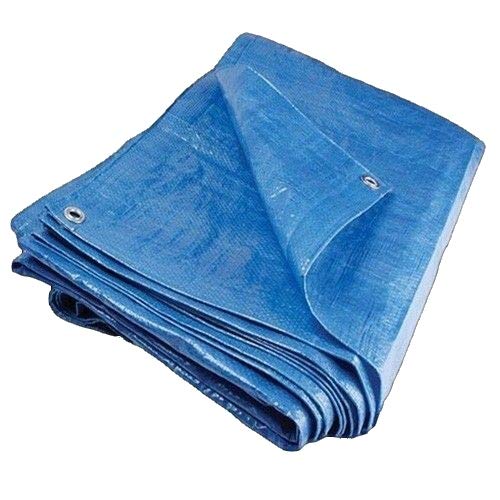 Blue Heavy Duty Waterproof Lightweight Tarpaulin Tarp Ground Cover Sheet Camping Tent (12FT X 18FT / 3.6 X 5.4M)