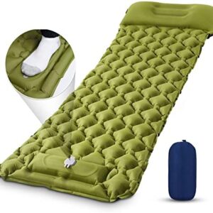 Camping Sleeping Mat Self Inflating: Lightweight Ultralight Camp Sleeping Air Bed Mattress | Connectable Camping Self-inflating Sleep Mat | Compact Inflatable Sleep Pad for Outdoor Hiking Backpacking