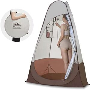 FLEXTAILGEAR Pop Up Toilet Tents for Camping, Portable Shower Tent, Outdoor Privacy Dressing Room, Lightweight Beach Shower Changing Tent, for Fishing, Caravan, Changing Dressing