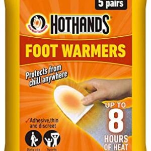 Hothands Foot Warmers, 8 Hours of Heat - 40 Packs