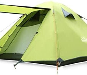 Kays 3-4 People Tent Double Door Aluminum Pole Tent Extension Hall Design Big Space Suitable for Family Camping