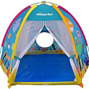 NARMAY® Play Tent Ocean World Dome Tent for Kids Indoor / Outdoor Joy - 182 x 152 x 121 cm