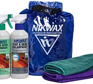 Nikwax Camping Care Kit – cleaning, waterproofing and UV protection for tents and outdoor gear