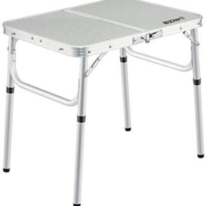 REDCAMP 2ft Samll Folding Camping Table with Adjustable Height, Portable Foldable Picnic Tables for Outdoor Indoor Kitchen Garden, 2 Height (26/49)
