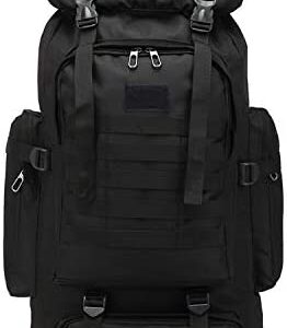 RUICK High Capacity 80L Outdoor Camouflage Tartical Hiking Daypacks Waterproof Military Bags For Mens Travelling Camping Hunting Trekking Climbing Backpack