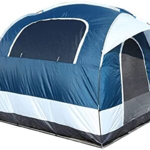 banapoy Universal SUV Camping Tent, SUV Trunk Tailgate Tent Car Tailgate Shade Awning Tent, Double Layer Stormproof 4 Person Tent, Suitable Camping Traveling Family Outdoor Activities