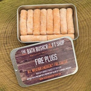 10 X FIRE PLUGS EMERGENCY ALL WEATHER FIRE STARTER BUSHCRAFT SURVIVAL KIT