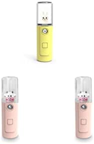 YIUPEDRFG 3 Set of Face Moisturizing Cold Mist Sprayer 30ml Mini Humidifier Camping Personal Skin Care Tool Beauty Supplies
