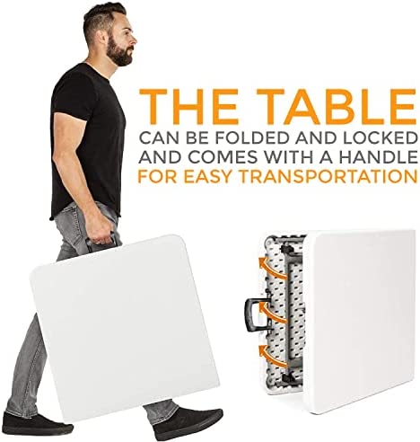 Denny International Heavy Duty Portable Folding Trestle Table For Garden,Catering,Camping,Picnic BBQ Party, Outdoor Activities 4ft - Image 6