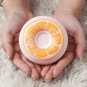 2000mAh Donut Hand Warmers Rechargeable, Double-Sided Ear Warmers For Women Reusable Hot Handwarmer Cute ABS Long Lasting Heating Electric Hand Warmer for Outdoor Cold Winter