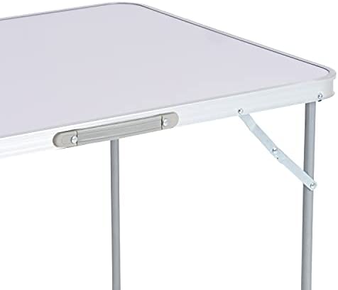 SA Products Heavy Duty Plastic 4ft 1.2m Outdoor Folding Table Work Top - Portable, Compact & Foldable for Easy Storage - Ideal for Picnic, Garden, Patio, Catering, BBQ, Party, Market - Image 9