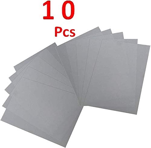 10 Pack DIY Solid White Inkjet Printable Heat Shrink Paper Shrink Plastic Film Sheets for DIY Art Jewelry Making Craft Deco Smooth Polish - Image 2