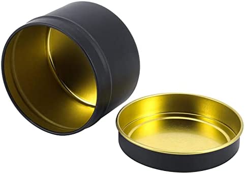 HAKZEON 24 PCS 4 oz Black Candle Tins, Candle Containers for Making Candles, Arts & Crafts Projects - Image 5