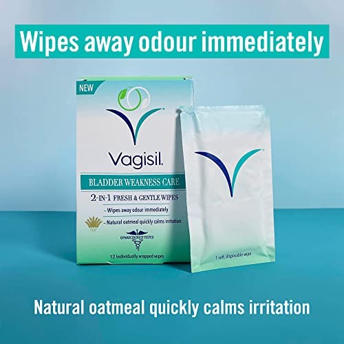 Vagisil Bladder Weakness Care 2-in-1 Fresh and Gentle Wipes - Image 2