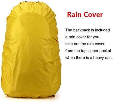 Mooedcoe 75L Large Hiking Backpack Outdoor Sports Water-Resistant Travel Daypack Mountaineering Climbing Trekking Camping Rucksack - Image 6