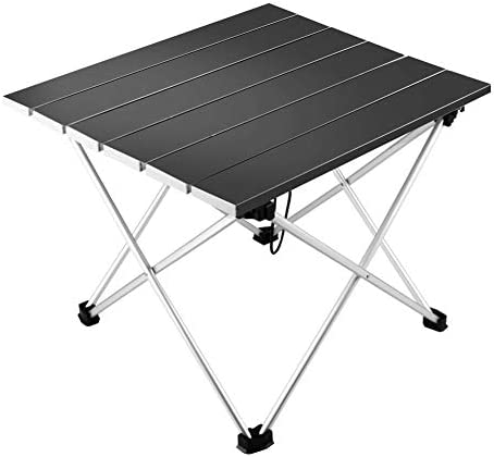 Outry Aluminum Folding Camping Table, Portable Collapsible Light Weight Table for Picnic, Camp, Beach, Fishing, BBQ - Image 2