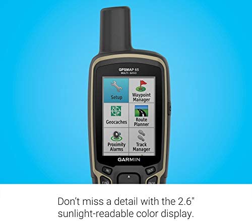 Garmin GPSMAP 65, Button-Operated Handheld with Expanded Satellite Support and Multi-Band Technology, 2.6" Color Display, 010-02451-00 - Image 5